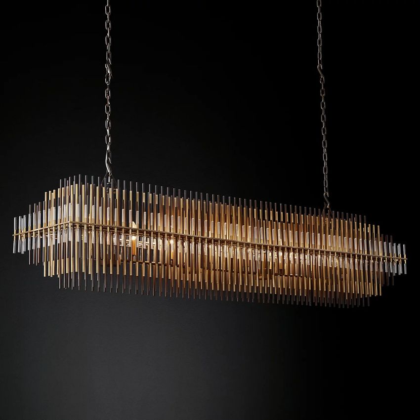 Ethel Rectangular Chandelier - Yami Lightings