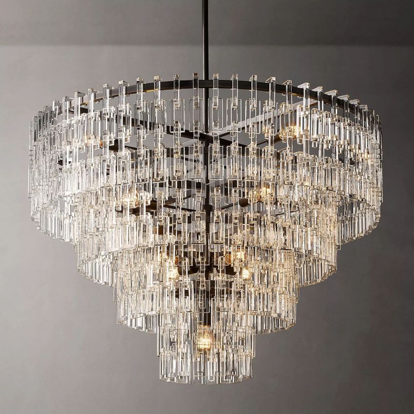 Marignan Four-Tier Round Chandelier 48" - Yami Lightings