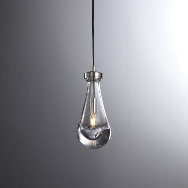 Raindrop Pendant Satin Nickel - Yami Lightings