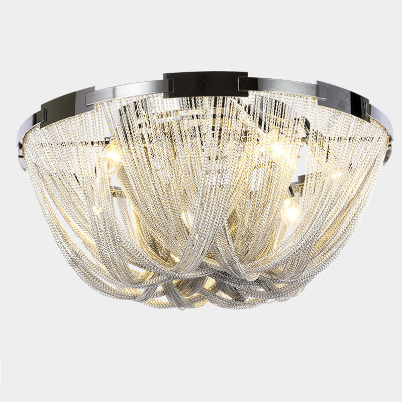 Luxury Aluminum Chain Tassel Ceiling Light For Kitchen - Yami Lightings