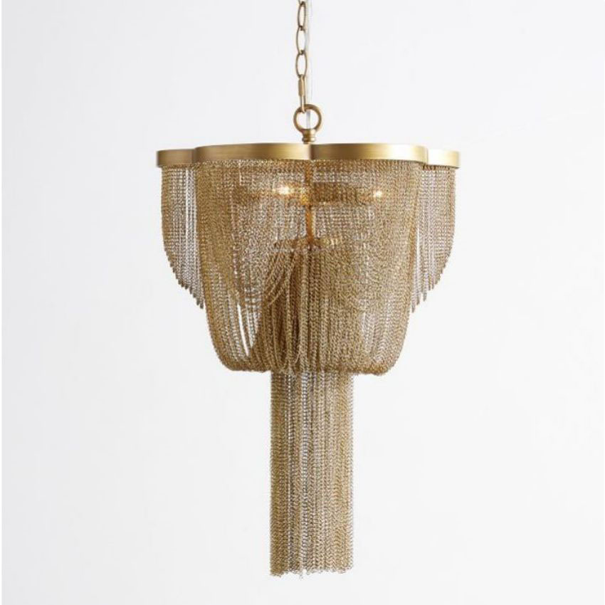 Meritt Metal Chain Chandelier