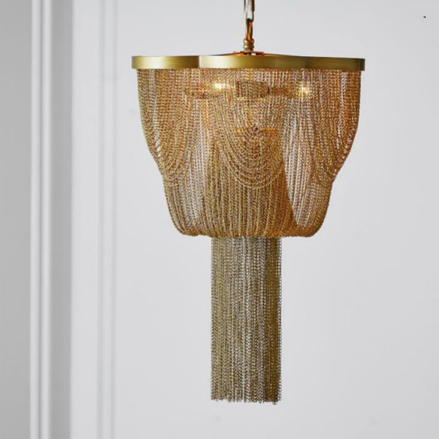Meritt Metal Chain Chandelier