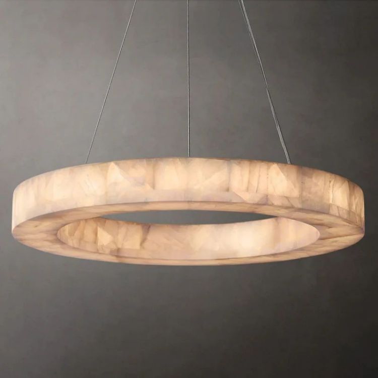 Riveage Calcite Round Chandelier 