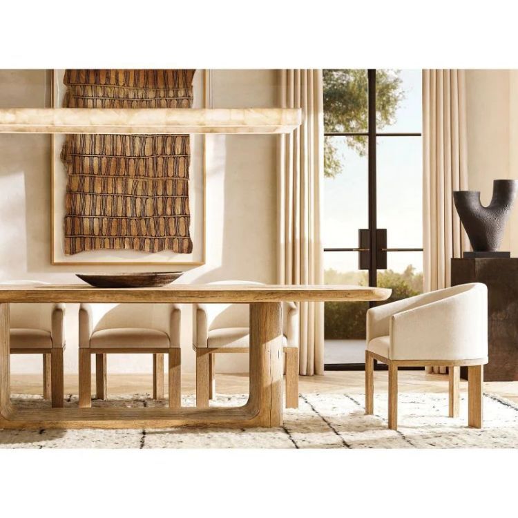 Riveage Rectangular Calcite Chandelier 72"