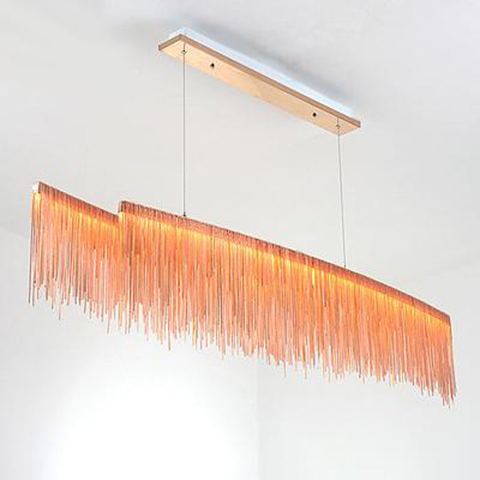 Bunny Dynamic Aluminum Chain Tassel Chandelier - Yami Lightings