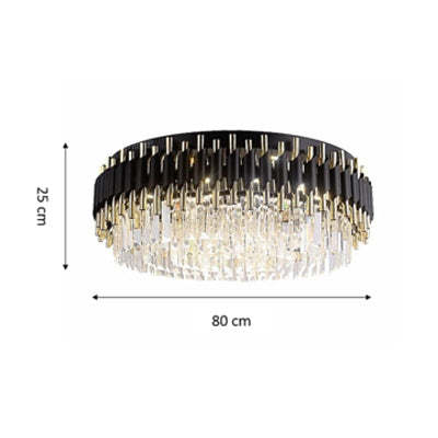 Sheila Flush Mount Crystal Chandelier - Yami Lightings