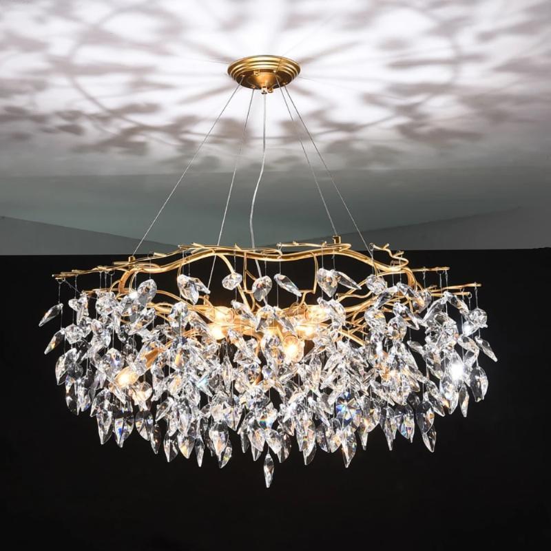 Doris Round Modern Branch Chandeliers - Yami Lightings