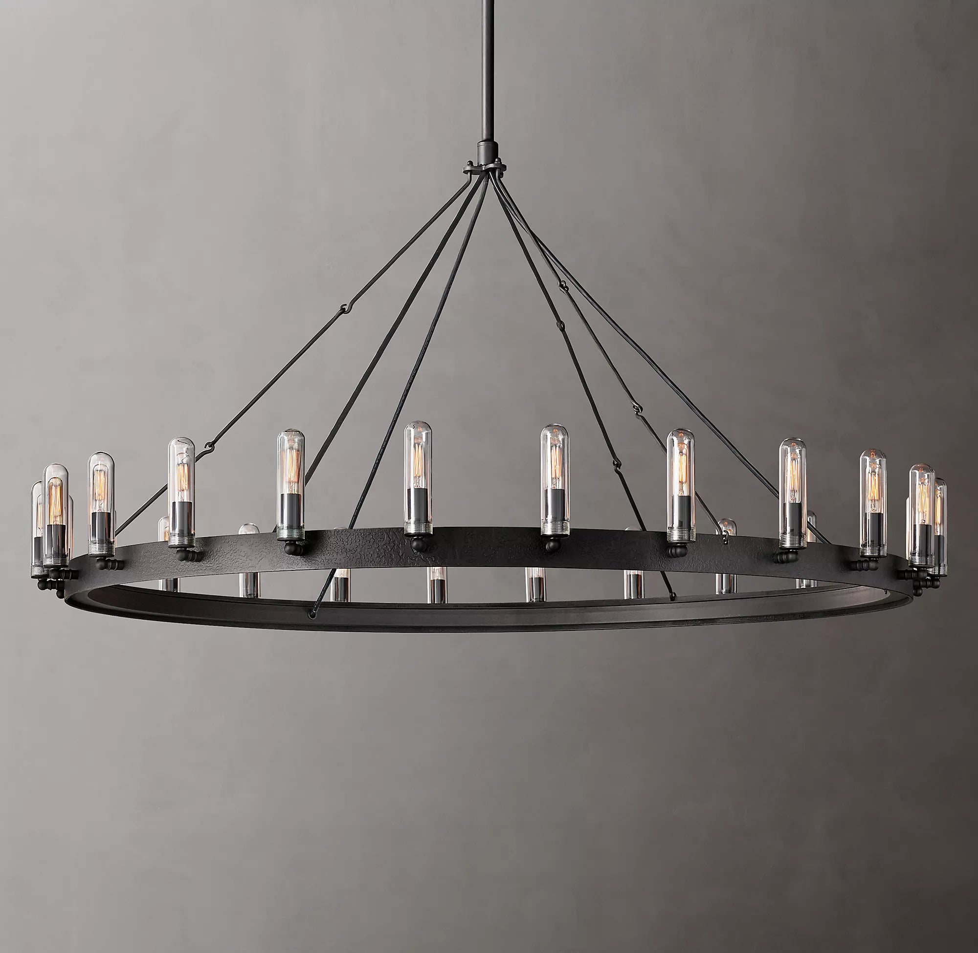 Vintage Round Outdoor Chandelier - Yami Lightings
