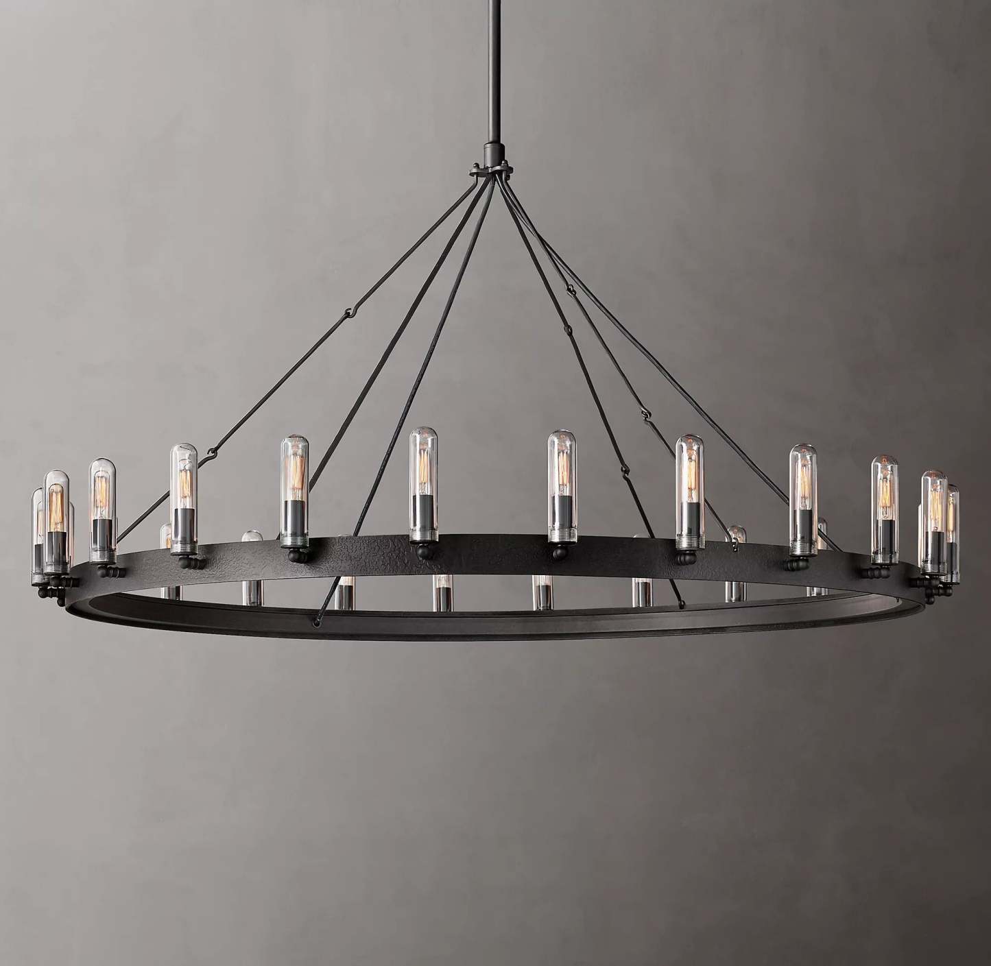 Vintage Round Outdoor Chandelier - Yami Lightings