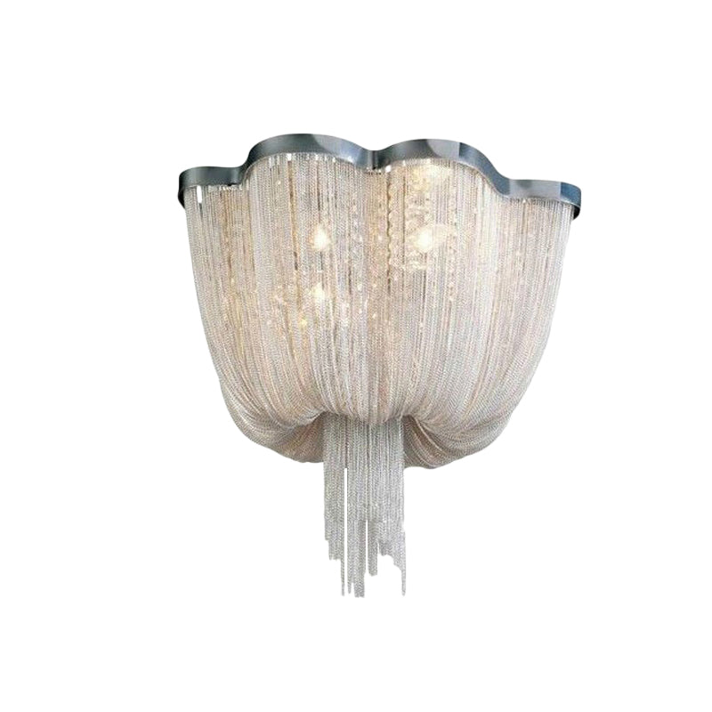 Tassel Ceiling Light Post-Modern Chandelier Aluminum Chain Light - Yami Lightings