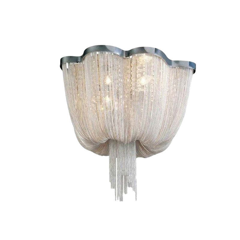 Tassel Ceiling Light Post-Modern Chandelier Aluminum Chain Light - Yami Lightings