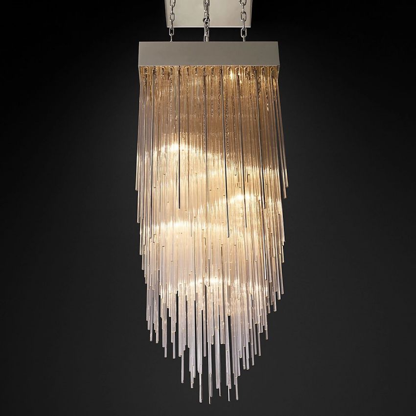 Cascade Square Chandelier 21" - Yami Lightings