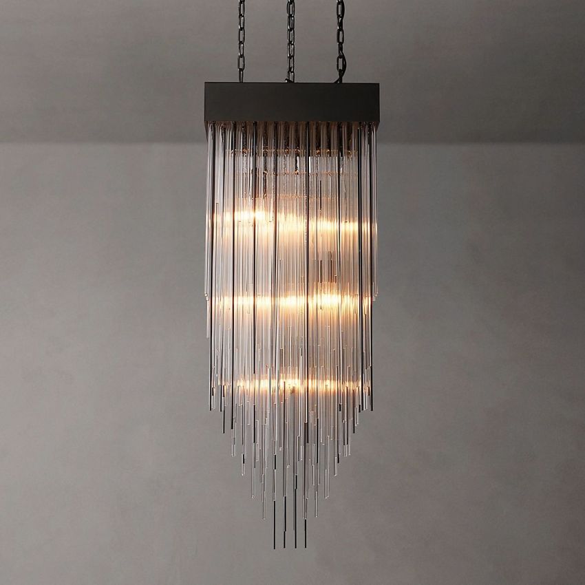 Cascade Square Chandelier 21" - Yami Lightings