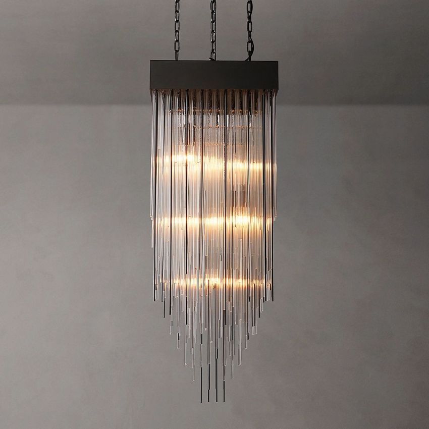 Cascade Square Chandelier 21" - Yami Lightings