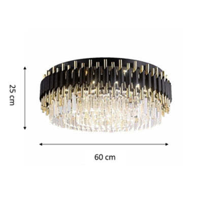 Sheila Flush Mount Crystal Chandelier - Yami Lightings