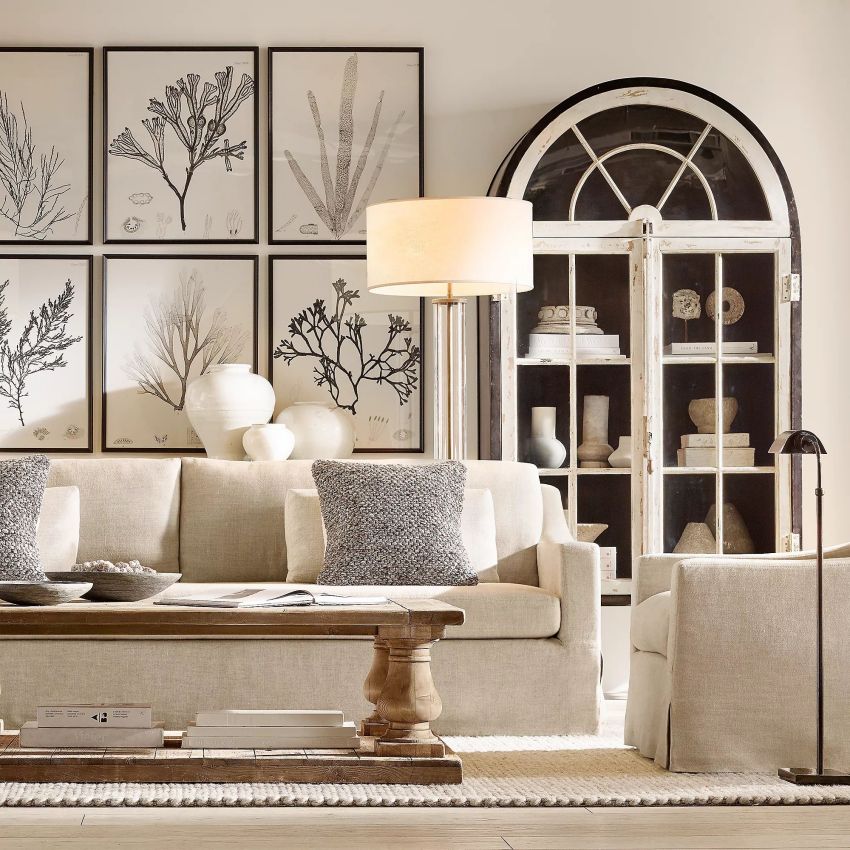  French Column Floor Lamp