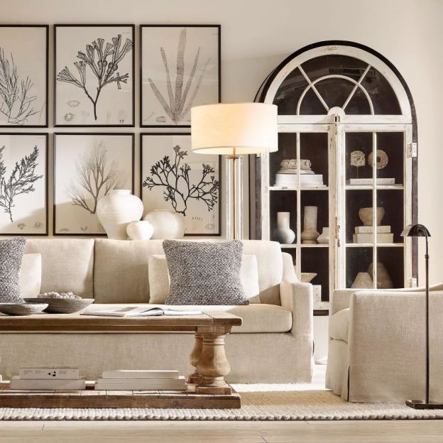  French Column Floor Lamp