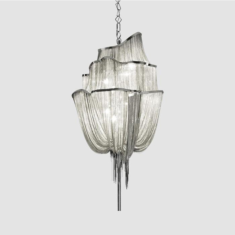 Dora Aluminum Chain Tassel Pendant Light - Yami Lightings