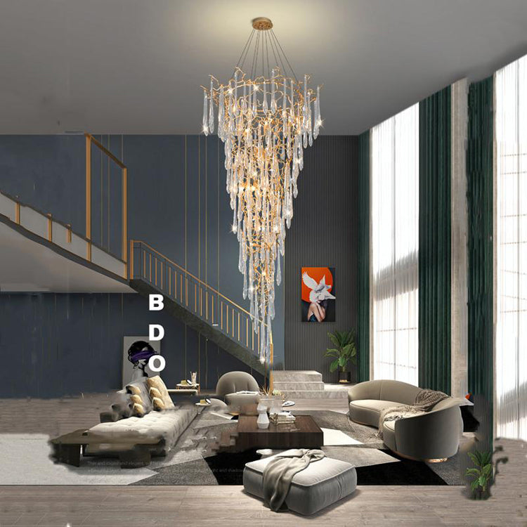 Flavian Branch Crystal Chandelier - Yami Lightings