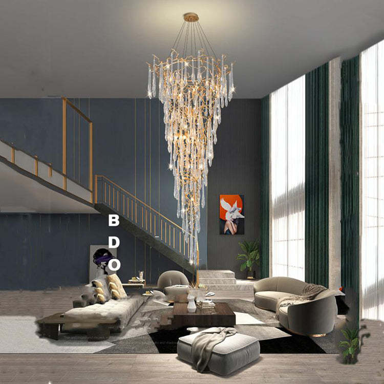 Flavian Branch Crystal Chandelier - Yami Lightings