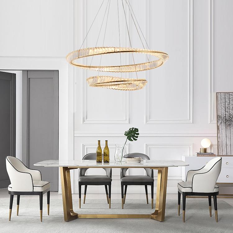 Cicero Crystal Ring Chandelier - Yami Lightings