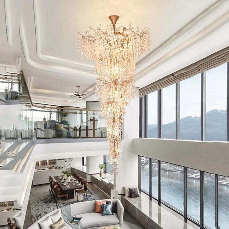 Francesca Petal Detail Grand Chandelier - Yami Lightings