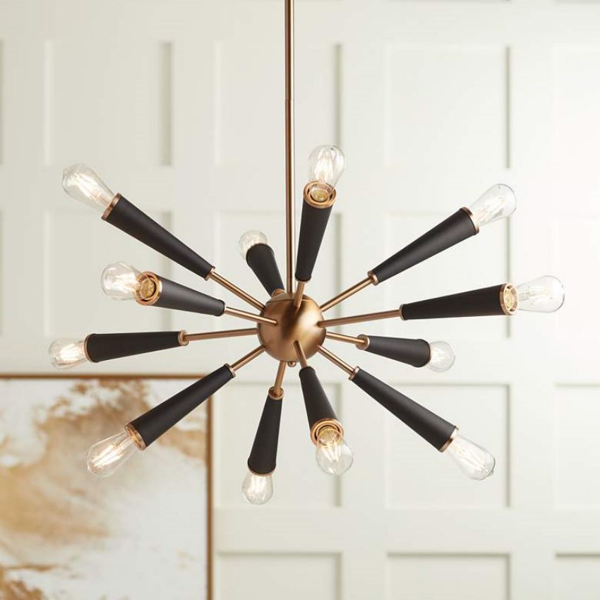 Zodiac 12-Light Sputnik Chandelier - Yami Lightings