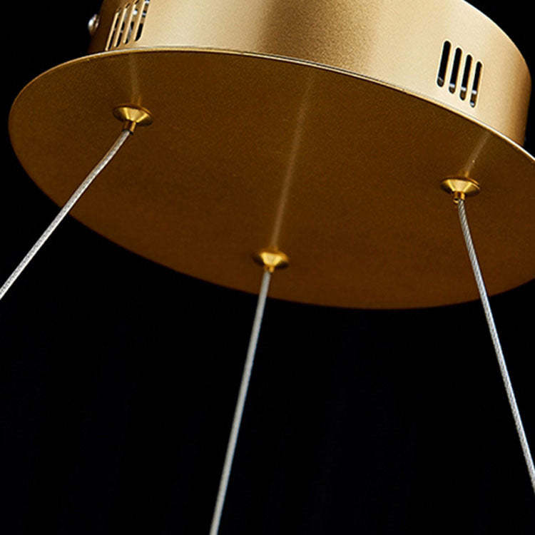 Gloria Modern Clear Crystal Ring Chandelier - Yami Lightings