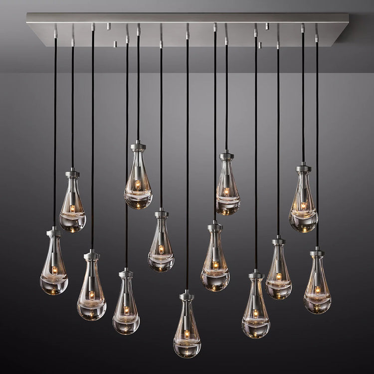 Raindrop Linear Chandelier 54" - Yami Lightings