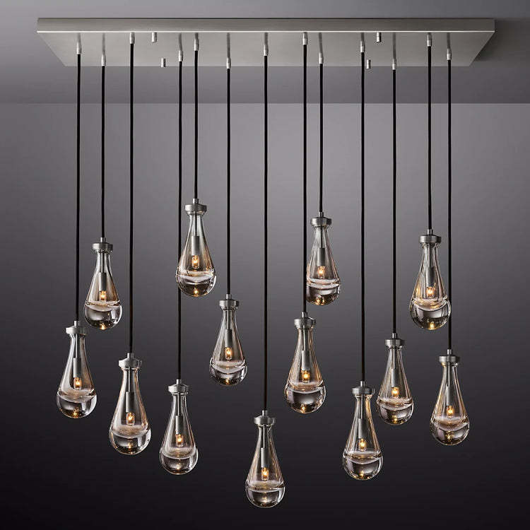 Raindrop Linear Chandelier 54" - Yami Lightings