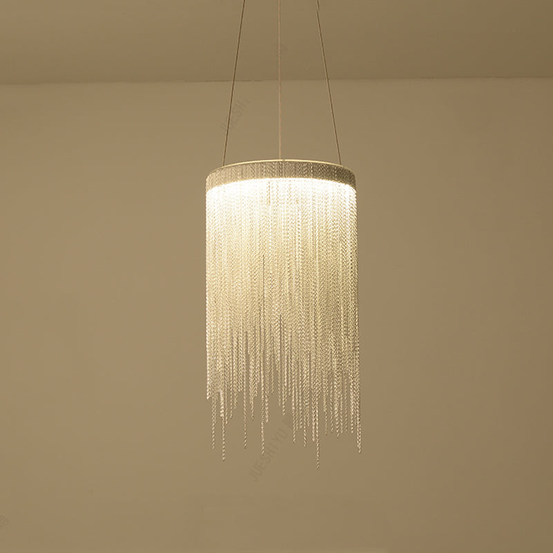 Fiona Aluminum Chain Tassel Pendant Light - Yami Lightings