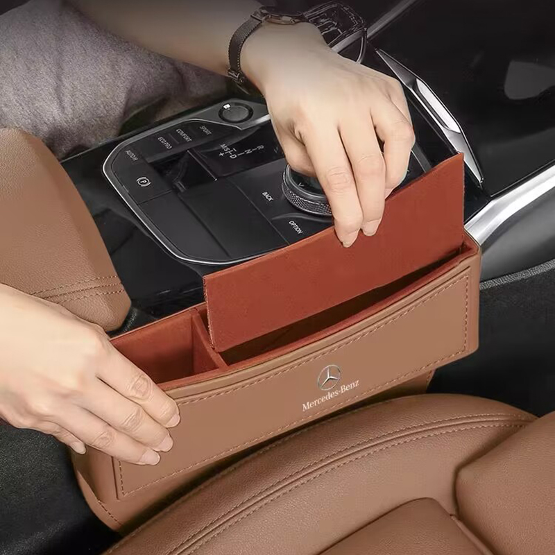 Christmas Sale 50% OFF🎉 - Custom Logo Premium Leather Car Seat Organizer