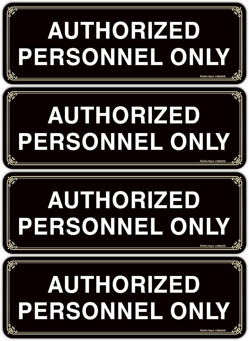 Restricted Area Sign Authorized Personnel Only, Do Not Enter Sign, 10 x 7 Inches .40 Rust Free Aluminum, UV Protected, Waterproof, Weather Resistant, Durable Ink, Easy to Mount