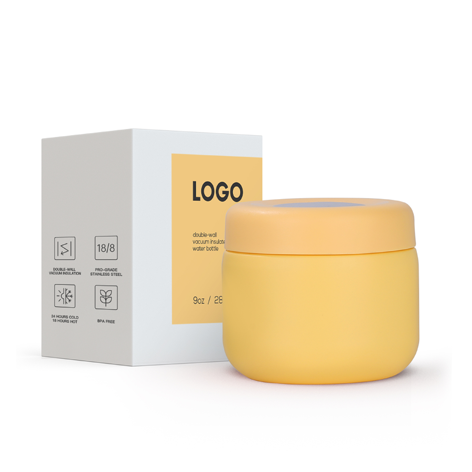 Stainless steel food jar Type A