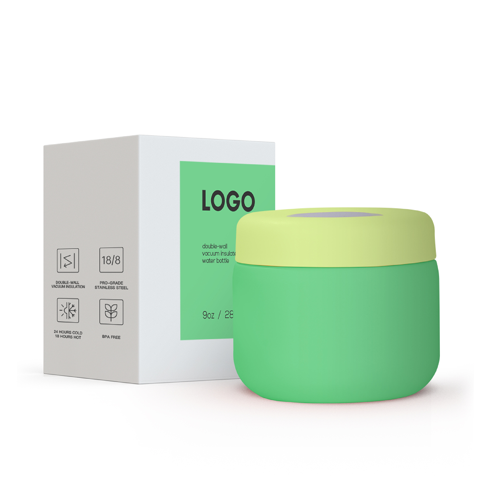 Stainless steel food jar Type A