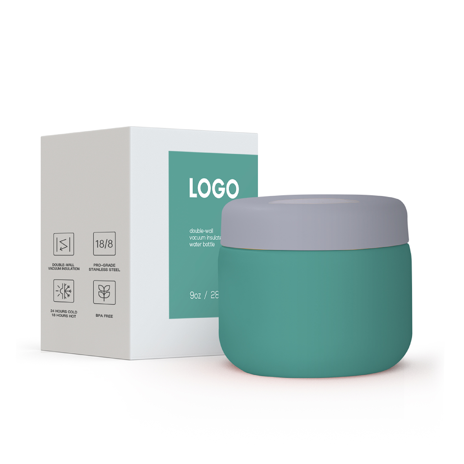 Stainless steel food jar Type A