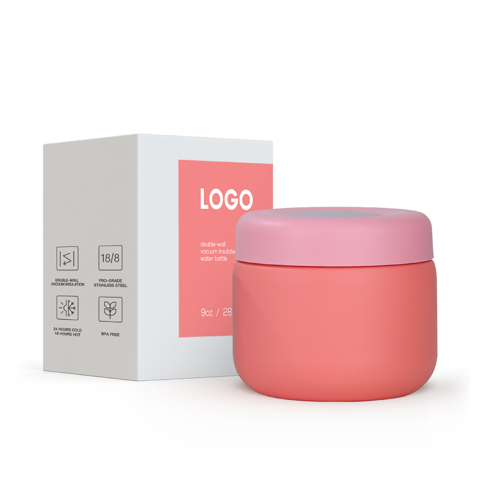 Stainless steel food jar Type A