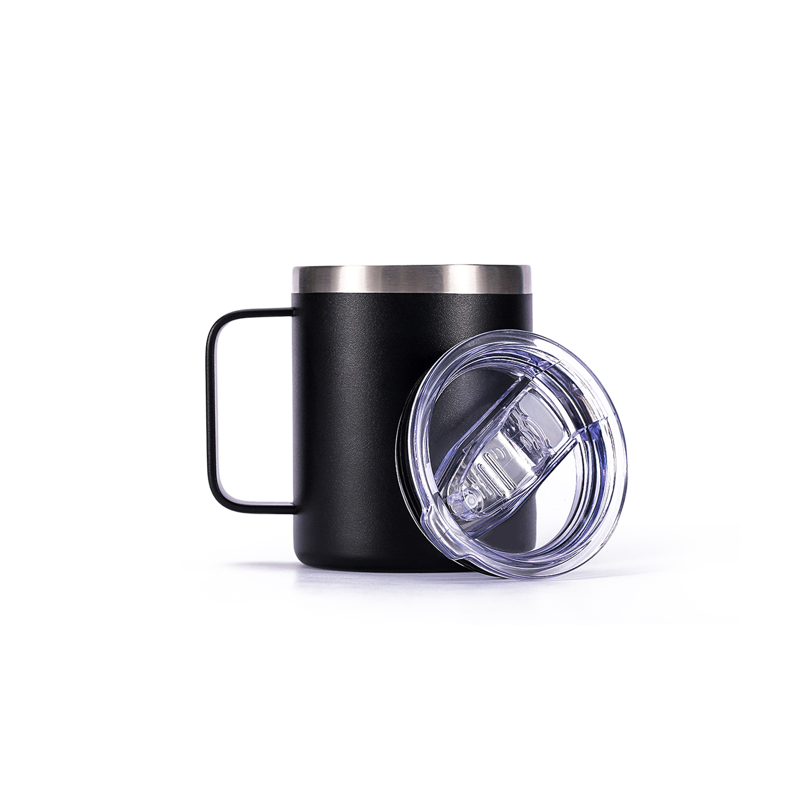 Stainless steel handle mug