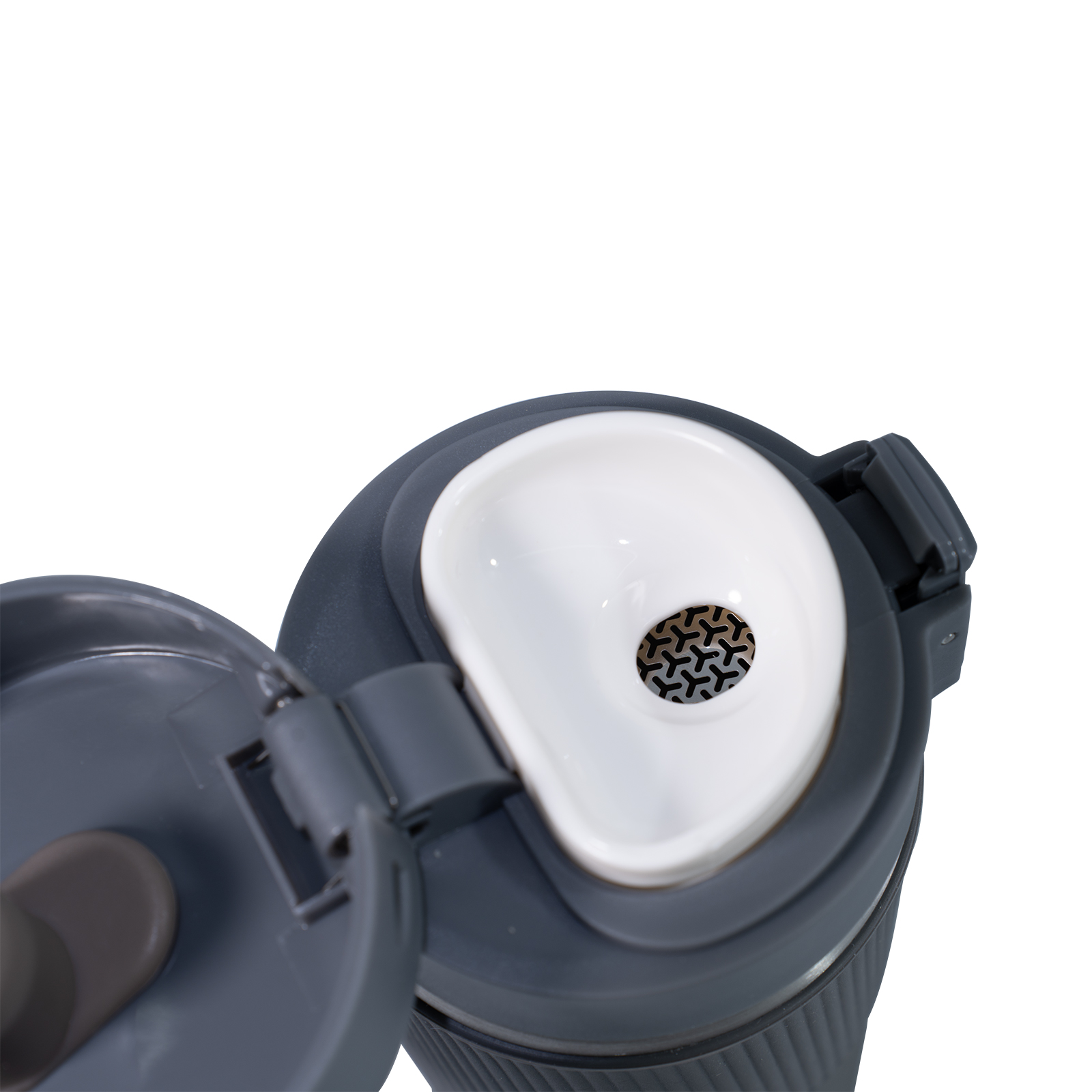 Stainless steel coffee mug Type G （Bouncing lid）