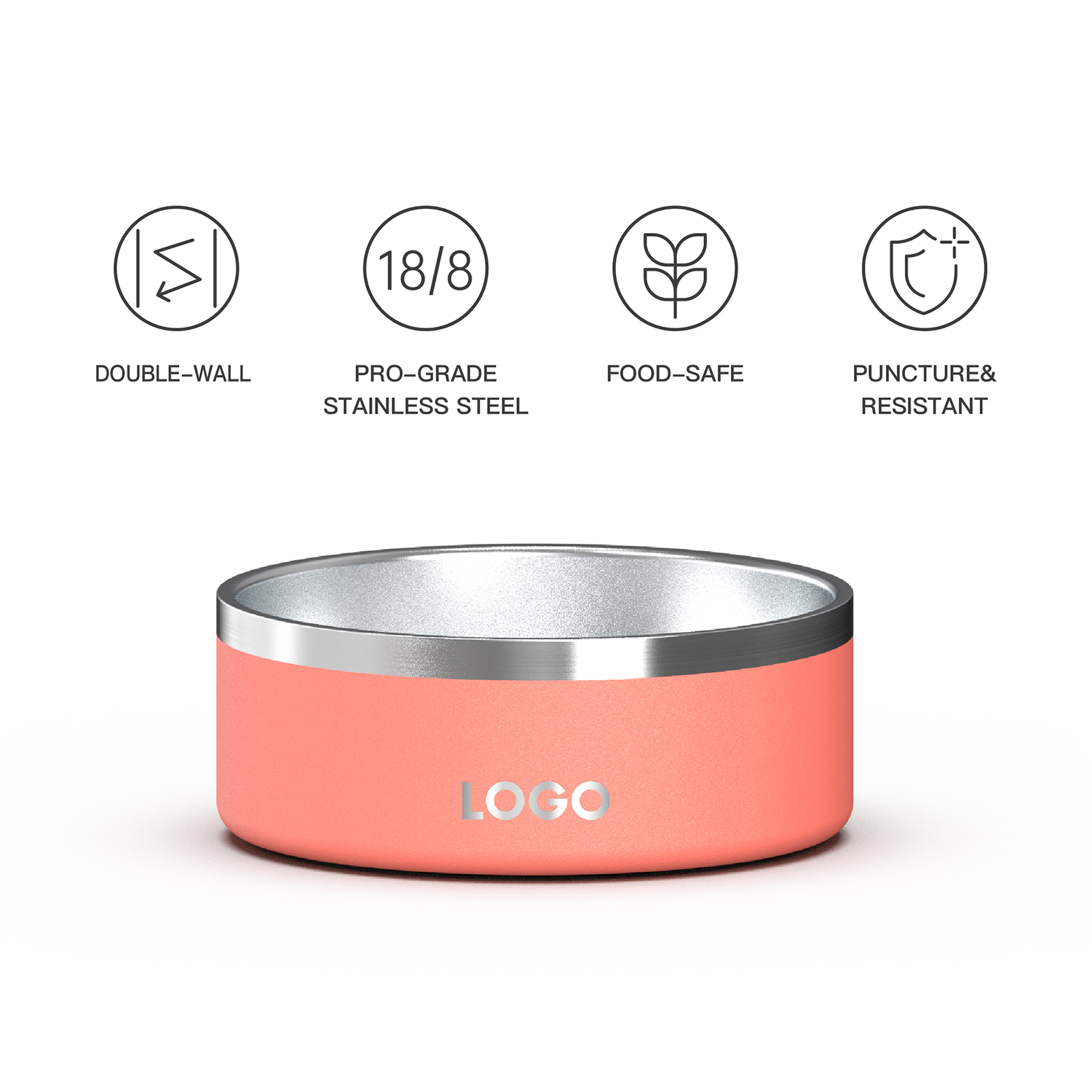 Stainless steel Pet bowl