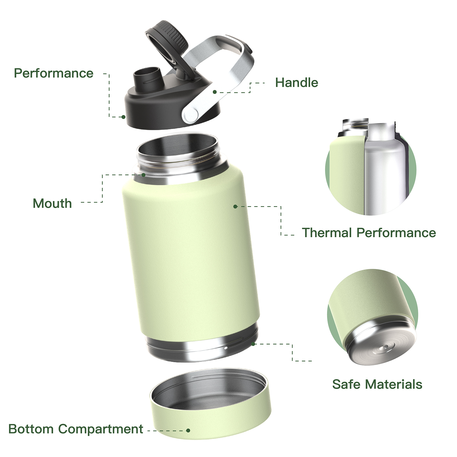 Stainless Steel Water Jugs-A