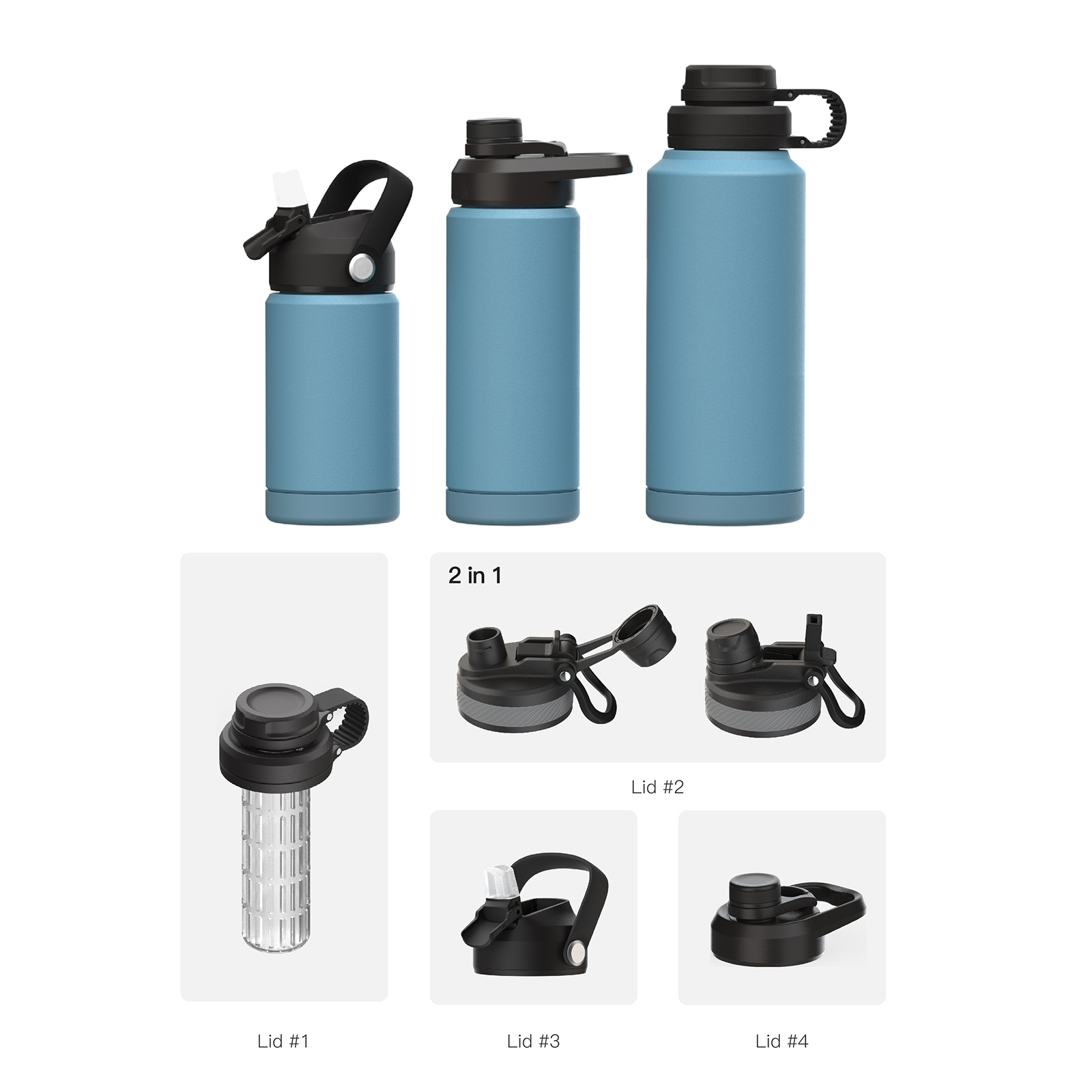 Stainless steel water bottle Innovation A
