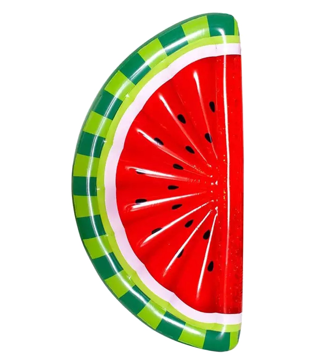 Watermelon Inflatable Pool Float Lounger with Glitter 69"