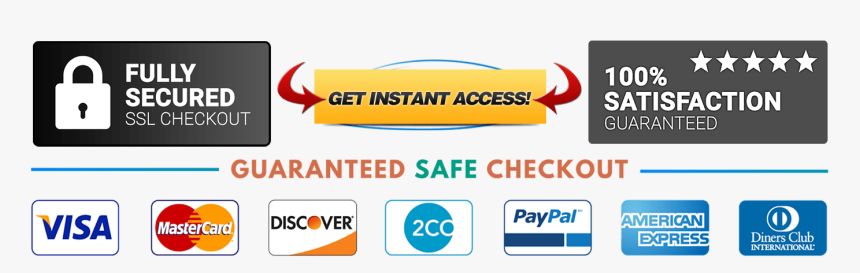 Checkout Page Trust Badges - Guaranteed Safe And Secure Checkout Badge, HD  Png Download , Transparent Png Image - PNGitem