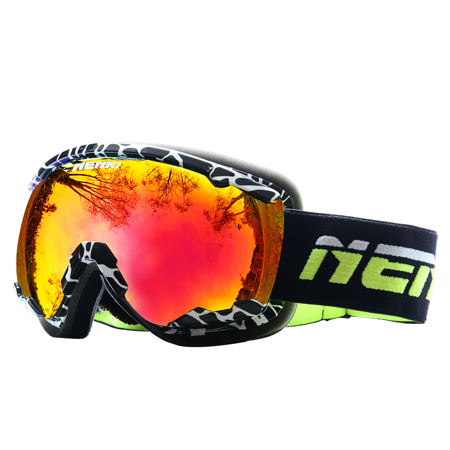 NENKI Ski Goggles Snow Goggles 100% 400 UV Protection Anti Fog Outdoor Sports Snowboard Glasses NK1007