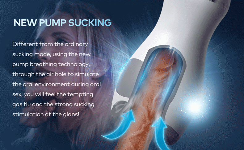 Powerful suction male masturbator cup