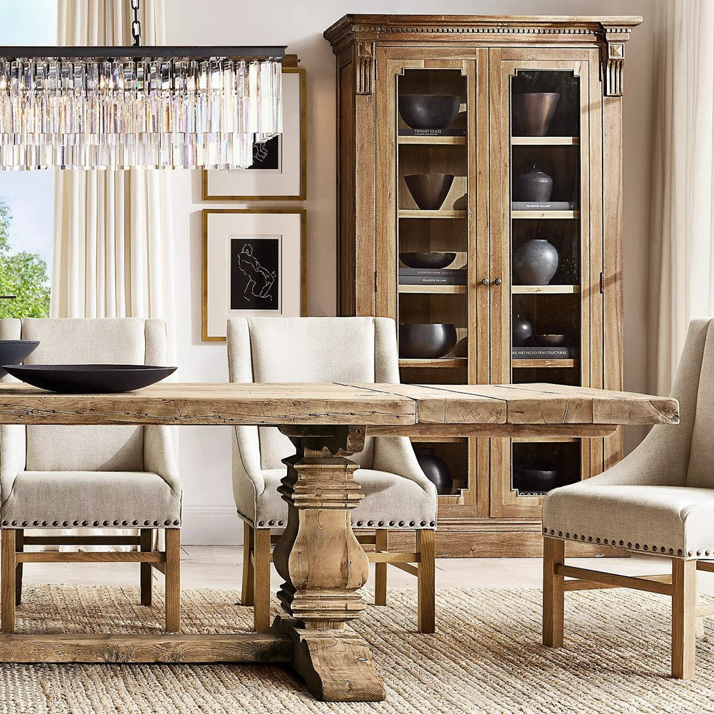 Odeon Rectangle Chandelier 59",2-Tier