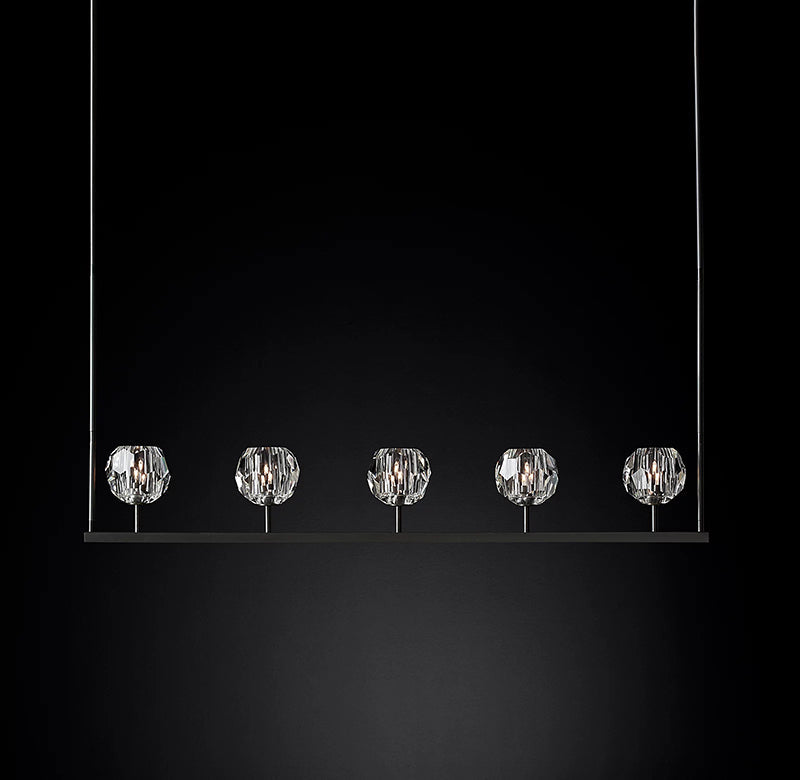 Boule Cristal Linear Chandelier 48"