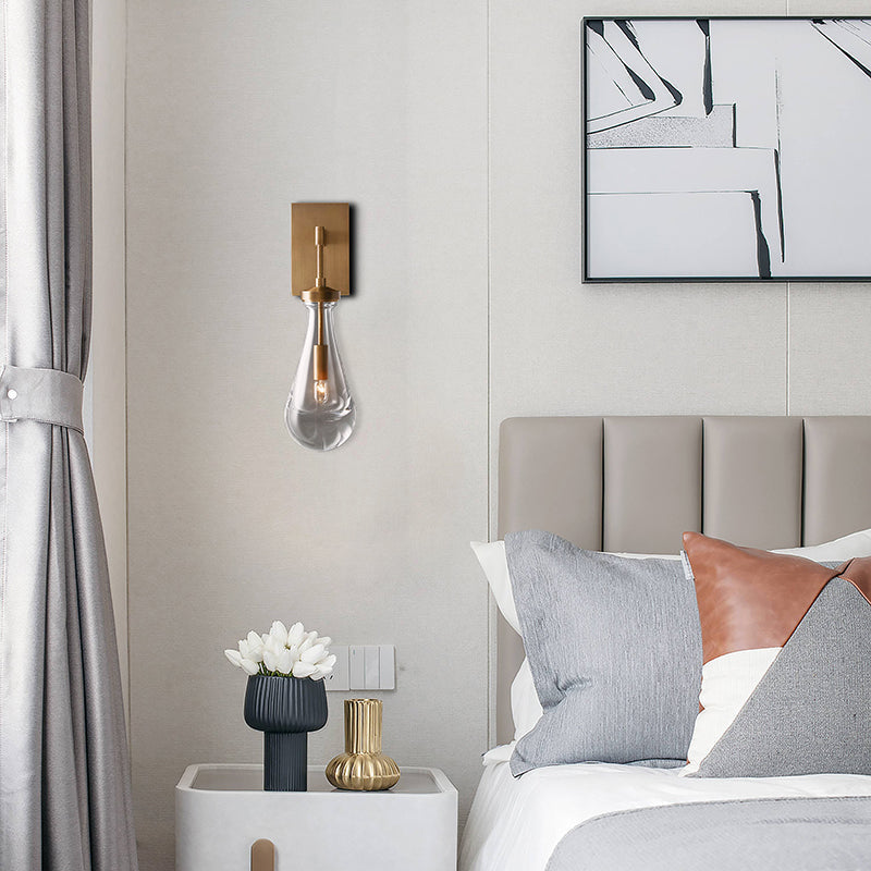 Raindrop Wall Sconce, Rod