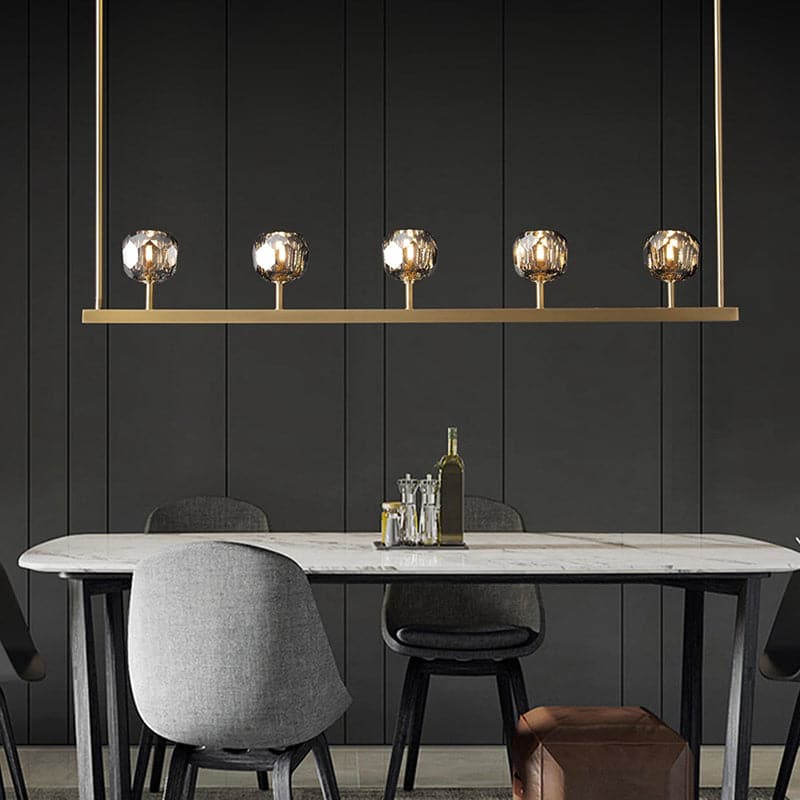 Boule Cristal Linear Chandelier 48"